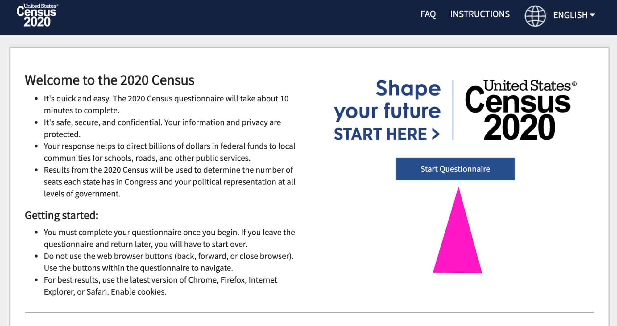 census no id step 1