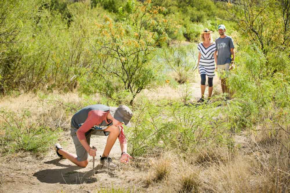 hiking on the healing waters trail