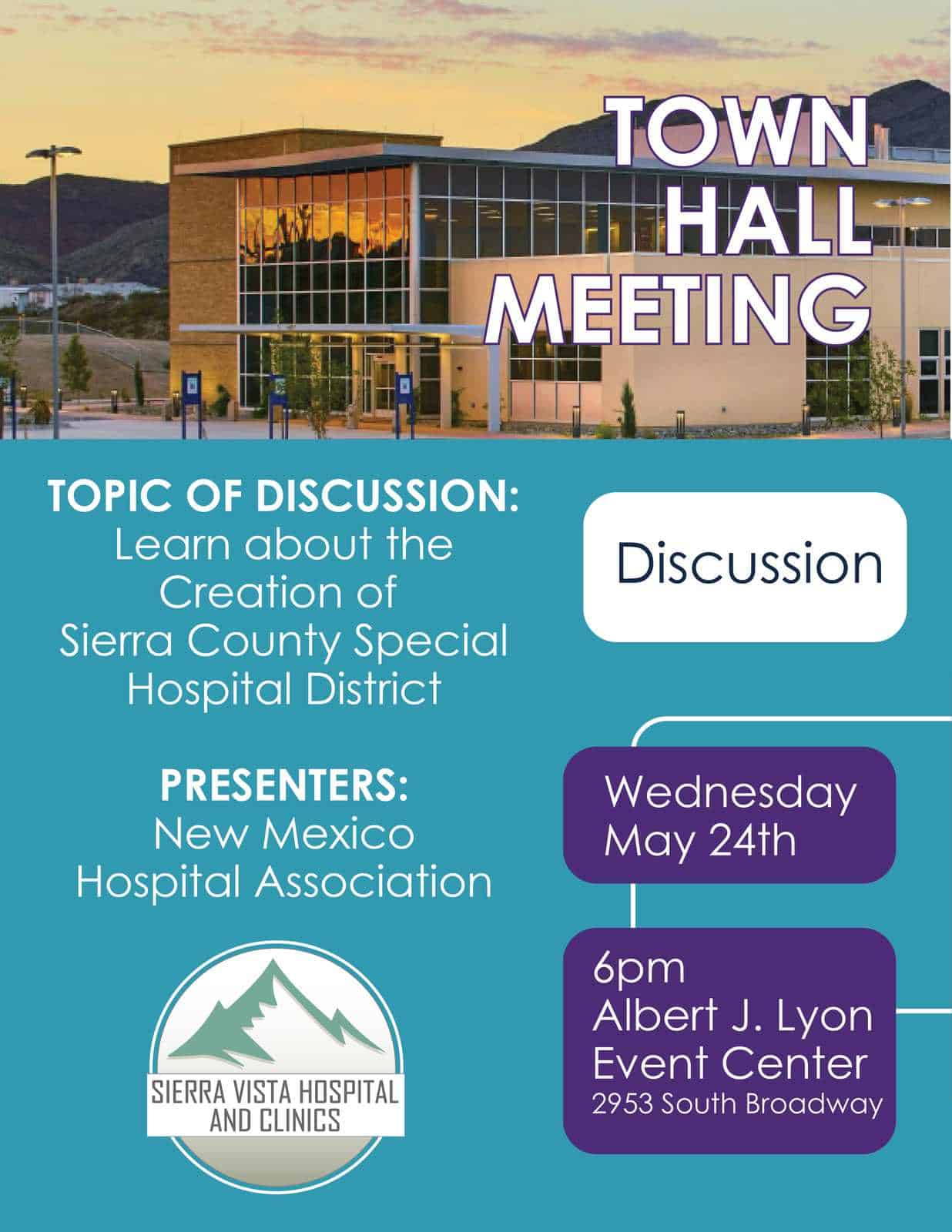 may 24 town hall meeting re sierra county hospital district